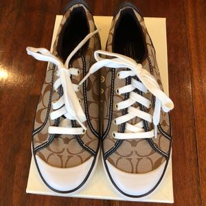 New coach signature sneakers